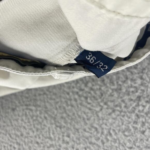 Polo Ralph Lauren Chino Pants Mens 36 x32 Beige Pleated Front Classic Fit - Picture 11 of 11